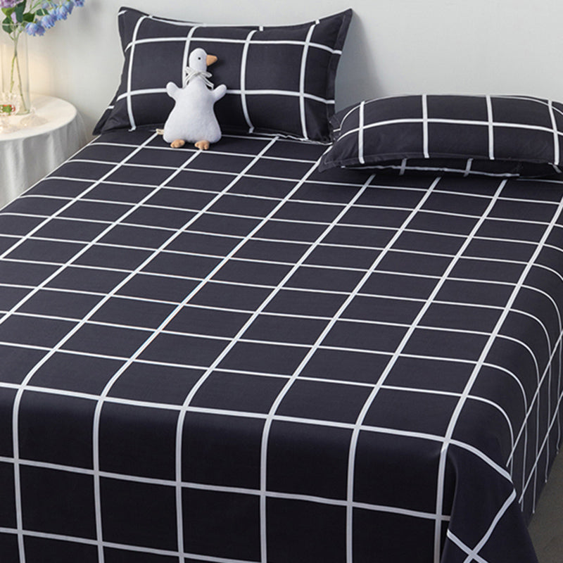 Polyester Printed Bed Sheet Twill Breathable Fade Resistant Sheet