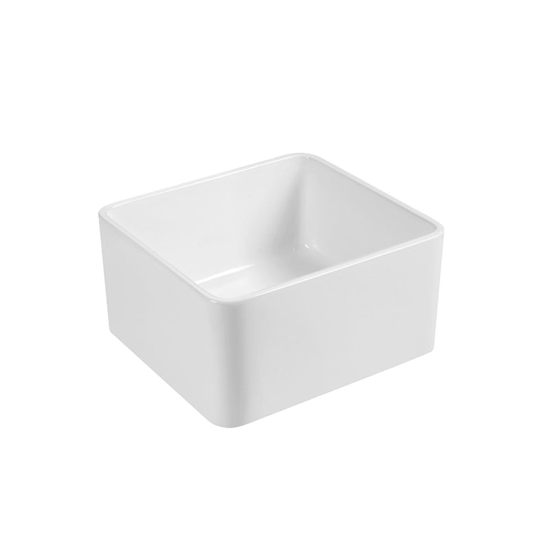 Ceramic Kitchen Sink Single Basin Contemporary Style Kitchen Sink(Not Including Faucet)