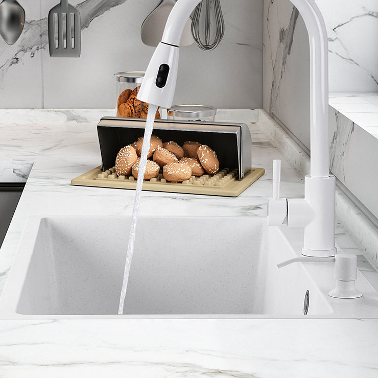 Quartz Kitchen Sink Contemporary Undermount Kitchen Sink with Rectangular Shape