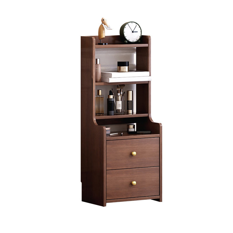 Contemporary Accent Table Nightstand Solid Wood Night Table for Bedroom