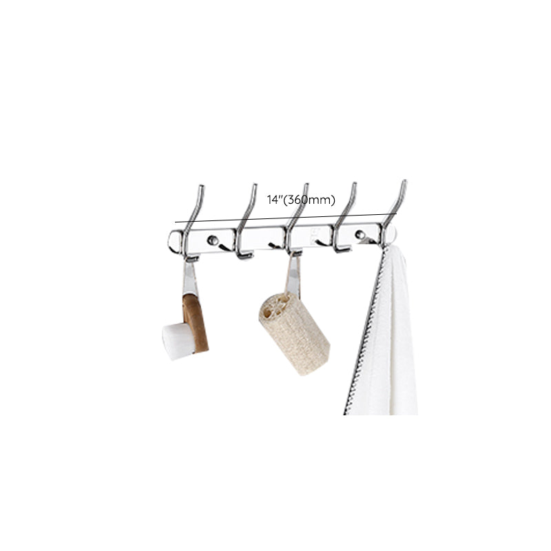 Modern Bathroom Set with Bath Shelf/Towel Bar Polished Chrome Bathroom Accessory Kit