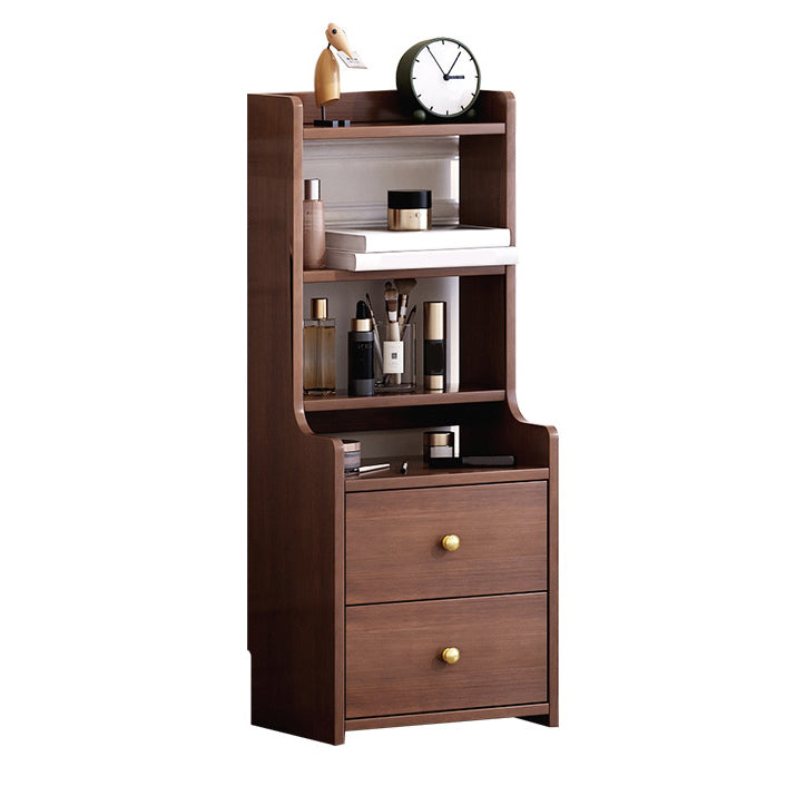 Contemporary Accent Table Nightstand Solid Wood Night Table for Bedroom