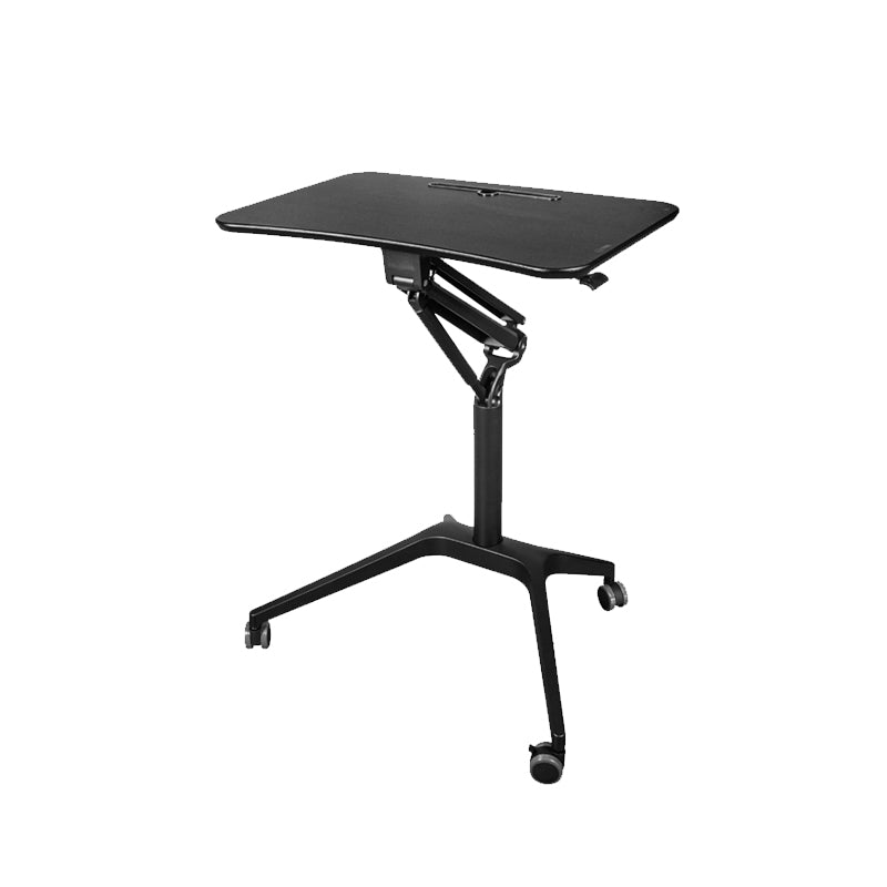 Rectangular Shaped Office Table Wood Writing Desk with Wheels for Office