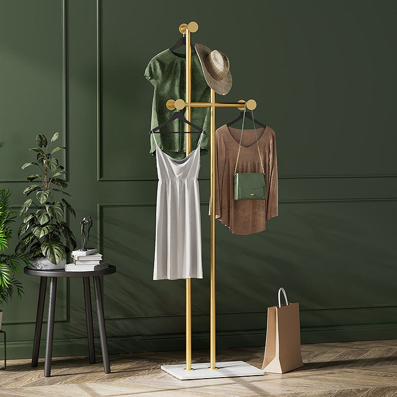 Gorgeous Clothes Hanger Free Standing Metal Coat Rack for Living Room