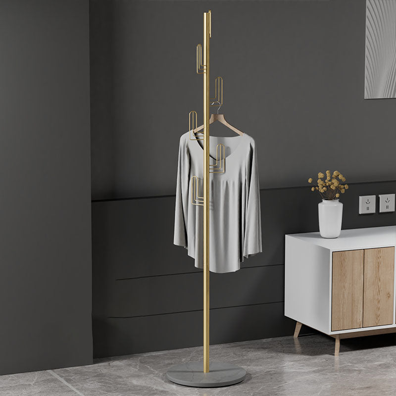 Gorgeous Metal Coat Rack Free Standing Coat Hanger for Living Room