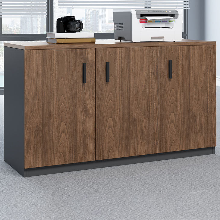 Nordic Style File Cabinet Solid Wood Frame Lateral File Cabinet Office