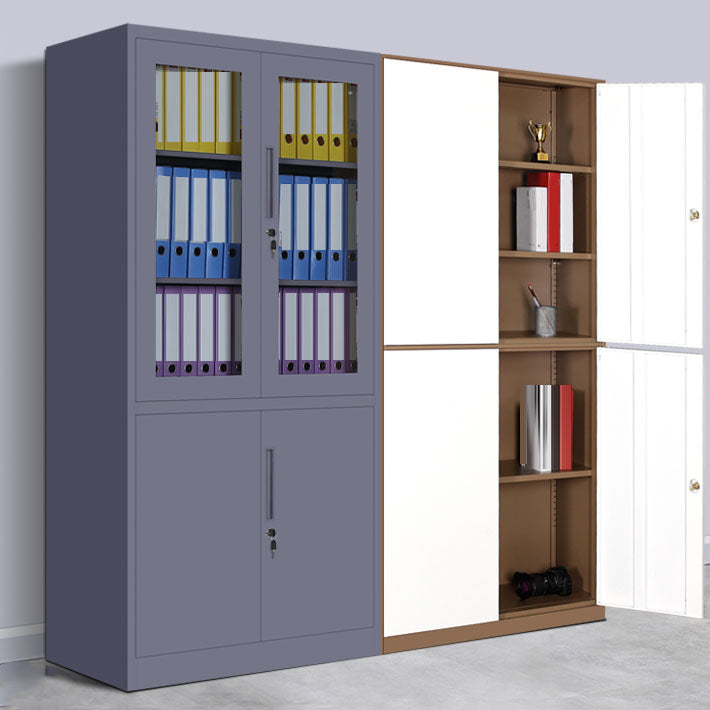 Modern File Cabinet Solid Color Locking Filing Cabinet for Home Office