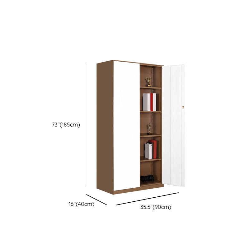 Modern File Cabinet Solid Color Locking Filing Cabinet for Home Office