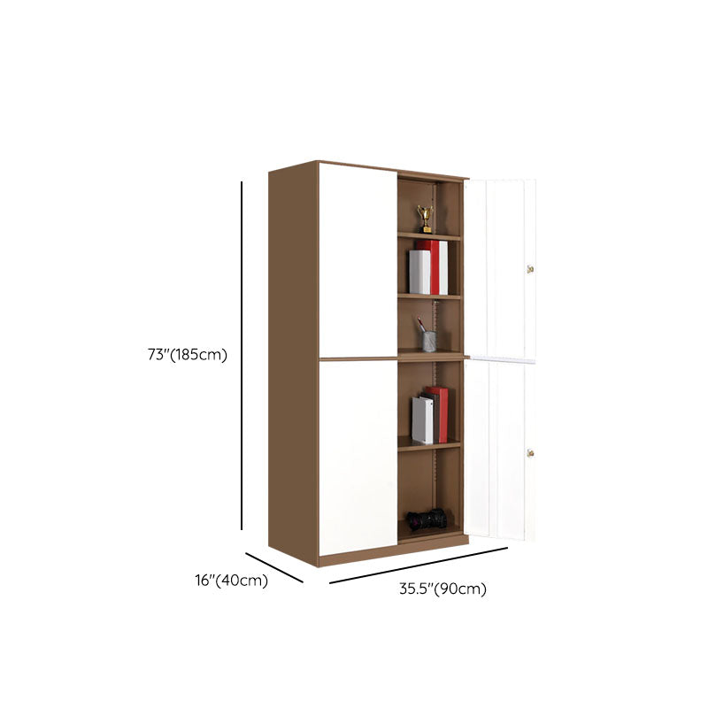 Modern File Cabinet Solid Color Locking Filing Cabinet for Home Office