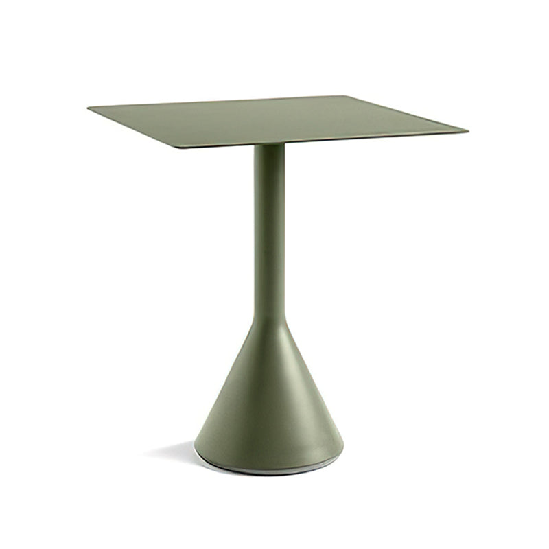 Modern Green Outdoor Bistro Table Iron Rust Resistant Bistro Table