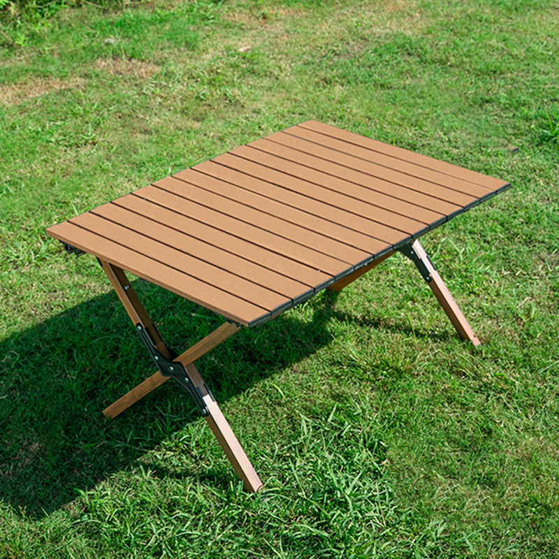 Contemporary Foldable Camping Table Aluminum/Steel Camping Table