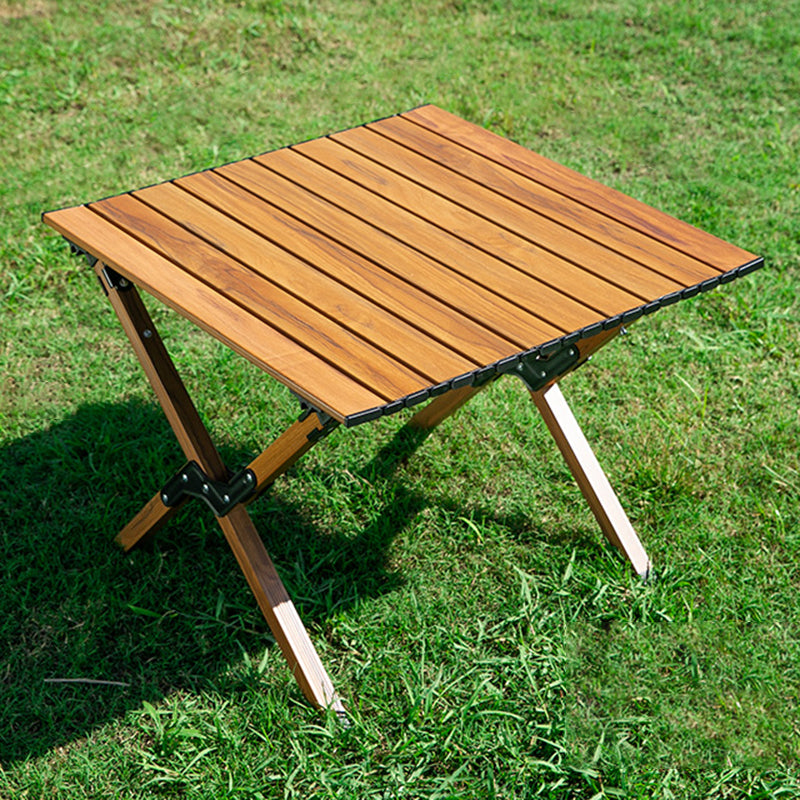 Contemporary Foldable Camping Table Aluminum/Steel Camping Table