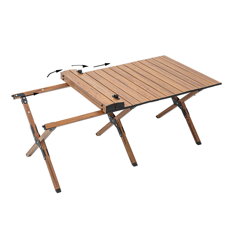 Contemporary Foldable Camping Table Aluminum/Steel Camping Table