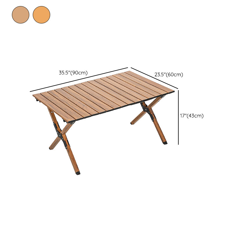 Contemporary Foldable Camping Table Aluminum/Steel Camping Table