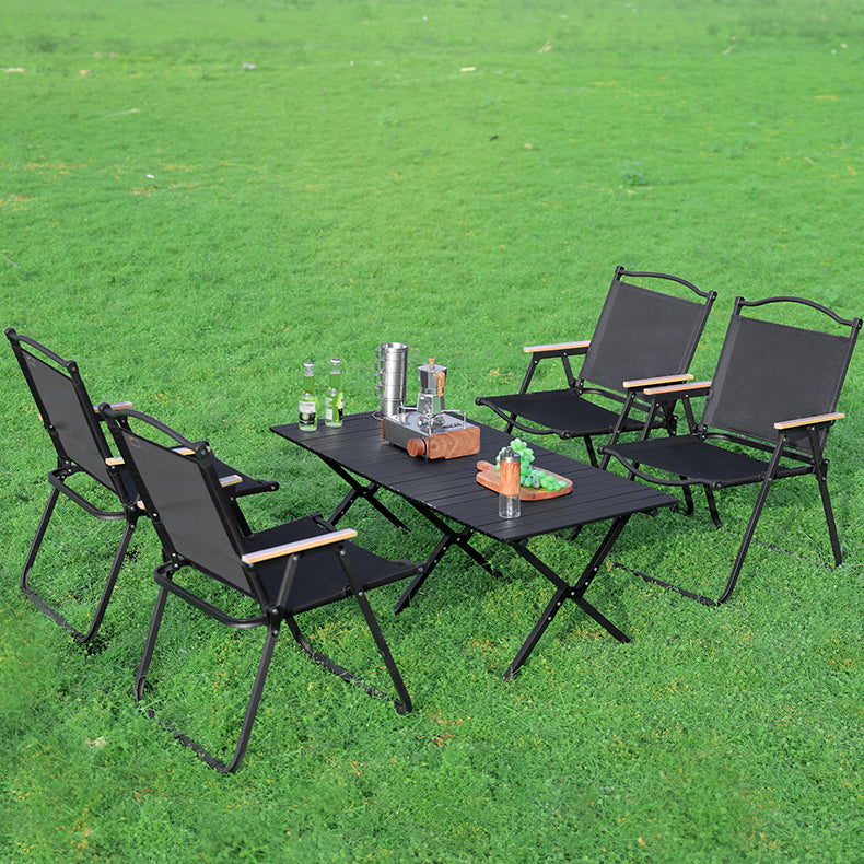 Contemporary Steel Camping Table Removable Folding Camping Table