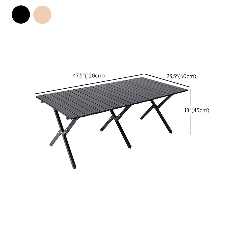 Contemporary Steel Camping Table Removable Folding Camping Table