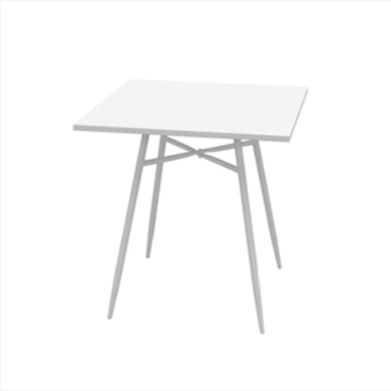 Contemporary Iron Bistro Table Water Resistant and UV Resistant Bistro Table