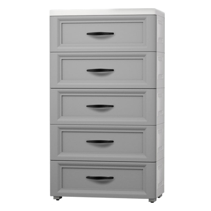 Modern Plastic Nursery Dresser Vertical Kids Furniture with Drawers for Bedroom