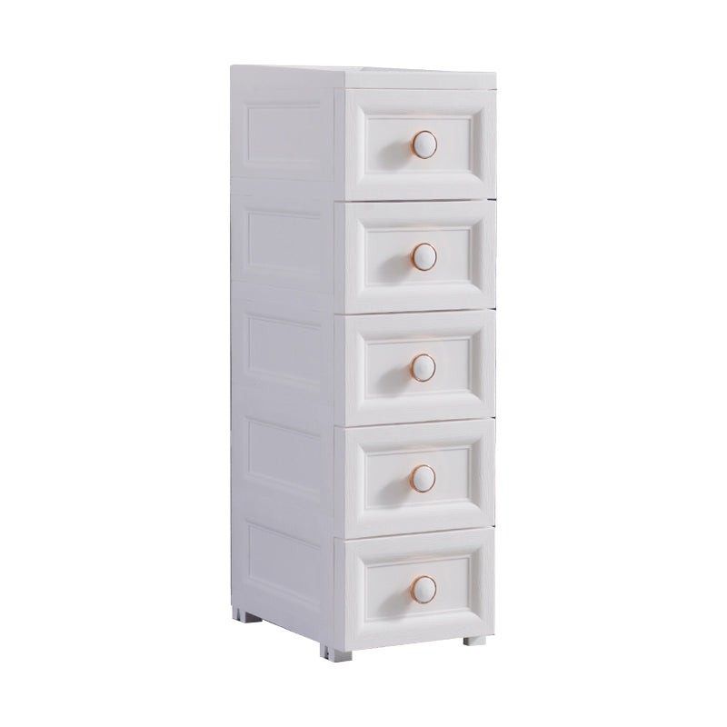 Contemporary Baby Dresser Plastic Kids Furniture with Drawers for Bedroom