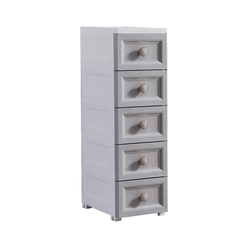 Contemporary Baby Dresser Plastic Kids Furniture with Drawers for Bedroom