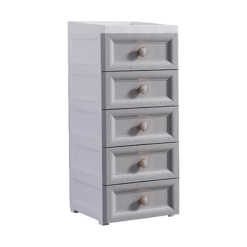 Contemporary Baby Dresser Plastic Kids Furniture with Drawers for Bedroom