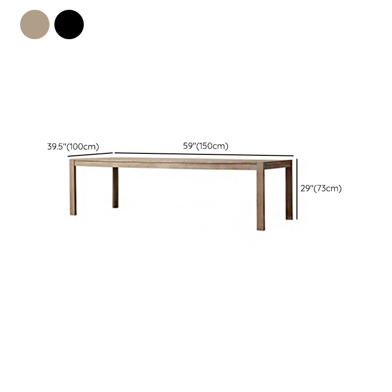 Water Resistant Dining Table Contemporary Style Outdoor Dining Table