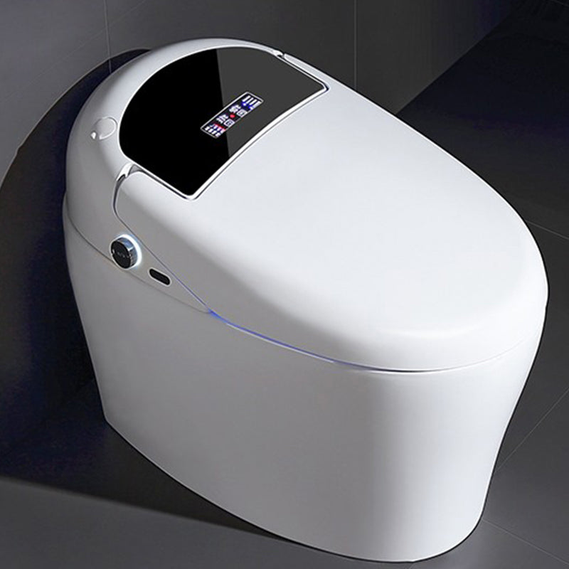 Modern Ceramic Flush Toilet Floor Mounted Toilet Bowl with Seat for Bathroom