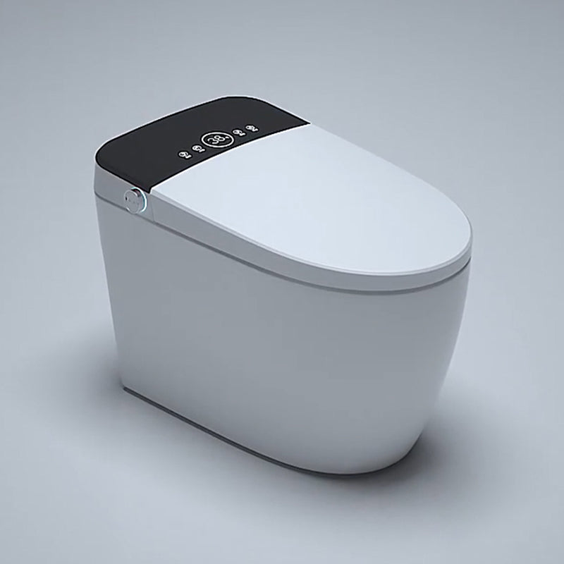 Contemporary Heated Seat Flush Toilet Floor Mounted Urine Toilet for Bathroom