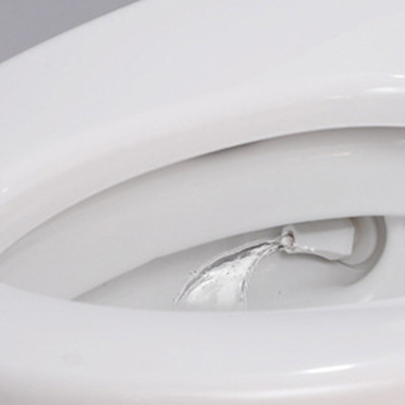 Contemporary Heated Seat Flush Toilet Floor Mounted White Urine Toilet for Bathroom