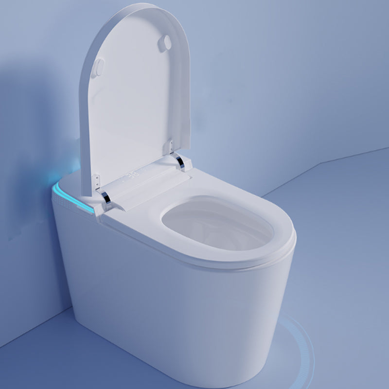 Modern Ceramic Flush Toilet 1 Piece Toilet Bowl for Bathroom