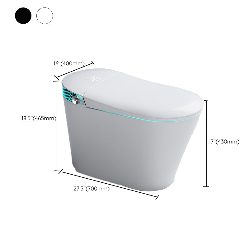 Contemporary Heated Seat Flush Toilet Floor Mount White Urine Toilet for Bathroom