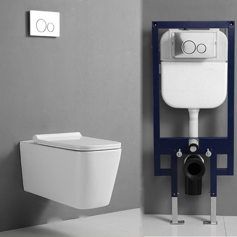 Modern One Piece Flush Toilet Wall Mount Urine Toilet for Bathroom