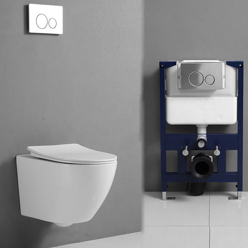 Modern One Piece Flush Toilet Wall Mount Urine Toilet for Bathroom