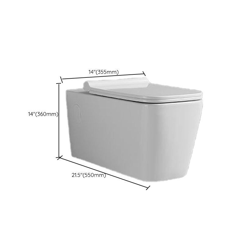 Modern One Piece Flush Toilet Wall Mount Urine Toilet for Bathroom