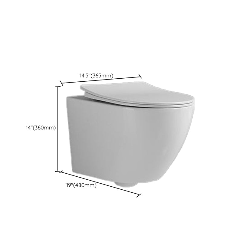 Modern One Piece Flush Toilet Wall Mount Urine Toilet for Bathroom