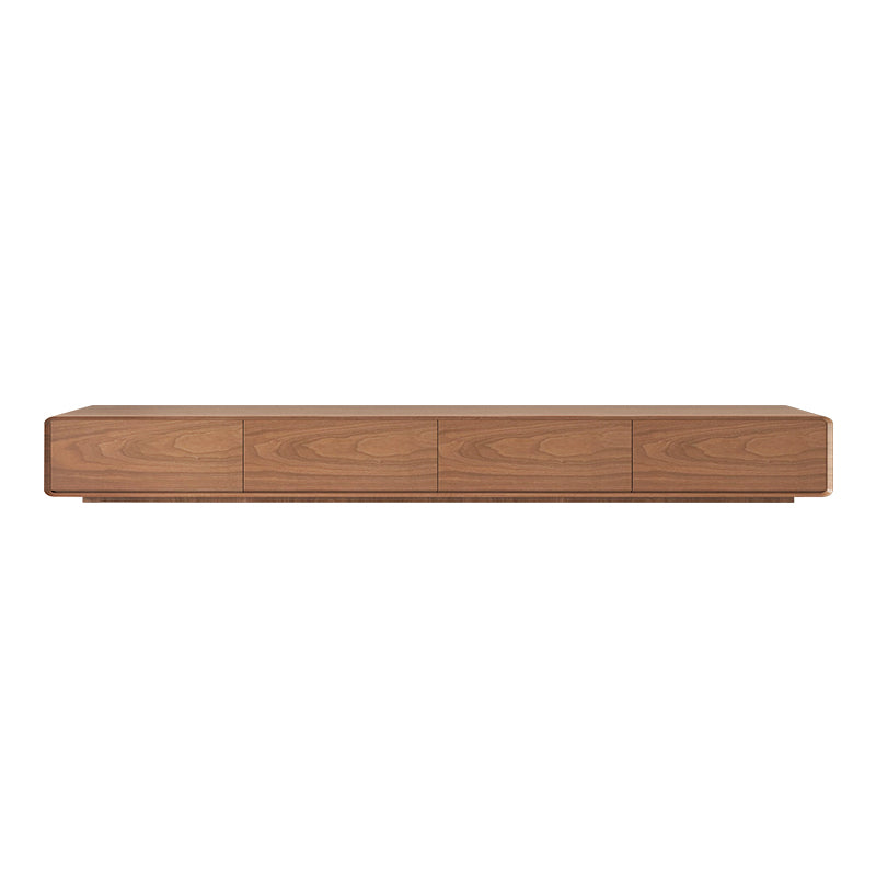 Engineered Wood Media Console Contemporary Wooden TV Console