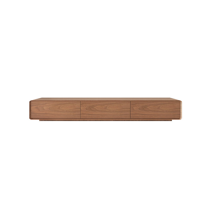 Engineered Wood Media Console Contemporary Wooden TV Console