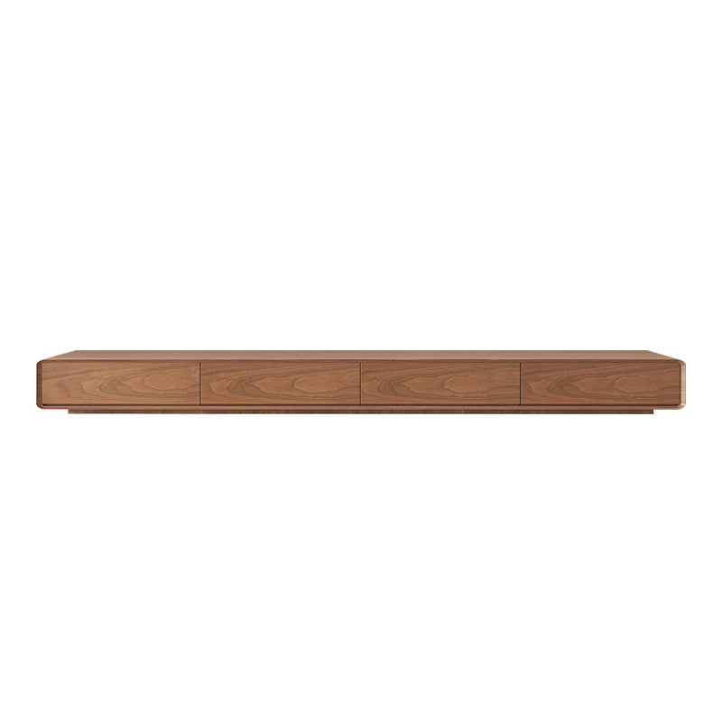 Engineered Wood Media Console Contemporary Wooden TV Console