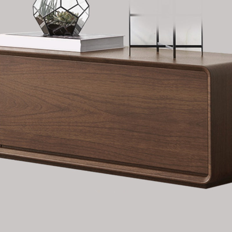 Engineered Wood Media Console Contemporary Wooden TV Console