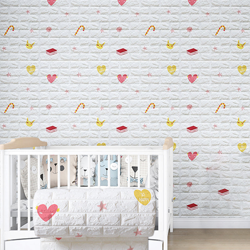 Modern Cartoon Wall Paneling Peel and Stick Wall Ceiling for Bedroom