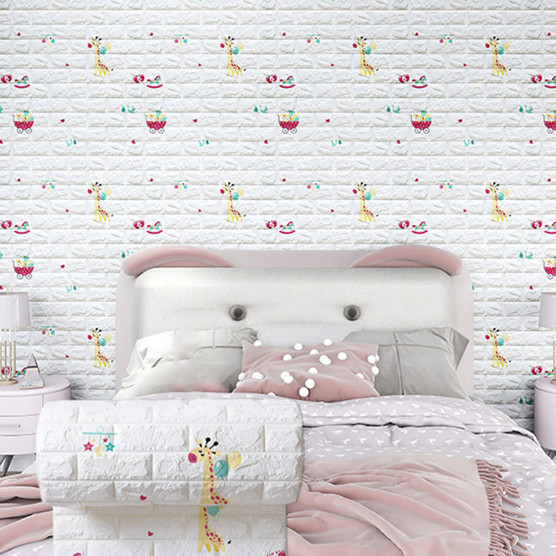 Modern Cartoon Wall Paneling Peel and Stick Wall Ceiling for Bedroom