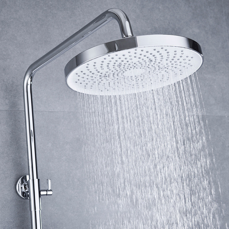 Wall Mounted Shower System Modern Handheld Shower Head Raining Jet Shower System