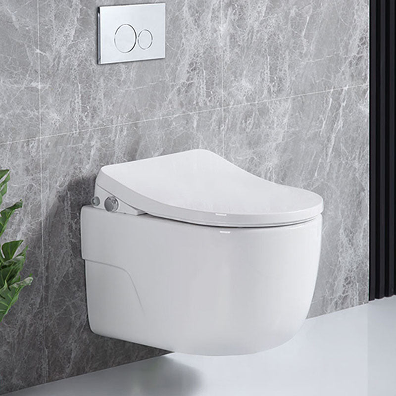 Antimicrobial Smart Wall Mounted Bidet Temperature Control Ceramic Toilet