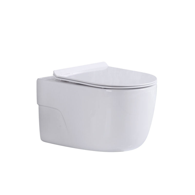 Antimicrobial Smart Wall Mounted Bidet Temperature Control Ceramic Toilet