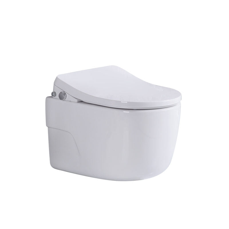 Antimicrobial Smart Wall Mounted Bidet Temperature Control Ceramic Toilet