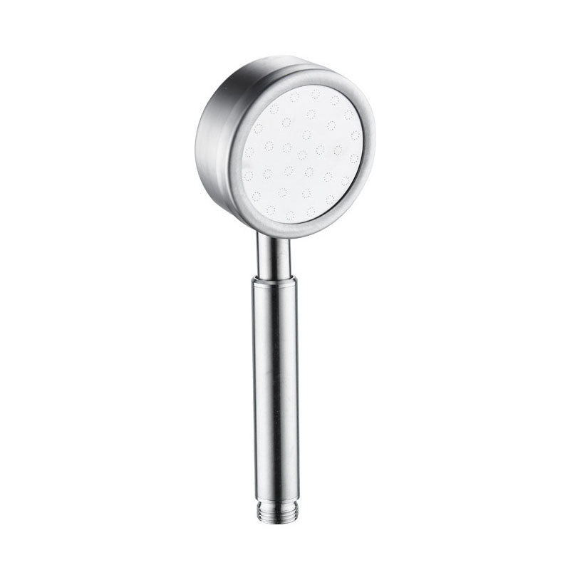 Classic Shower Head Round Metal Handheld Shower Head in Silver