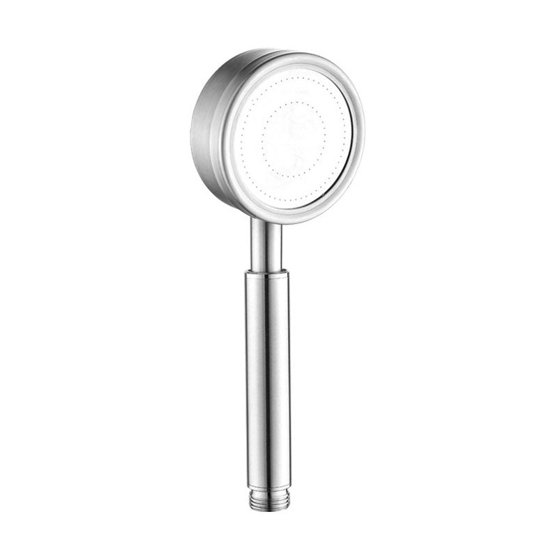 Classic Shower Head Round Metal Handheld Shower Head in Silver