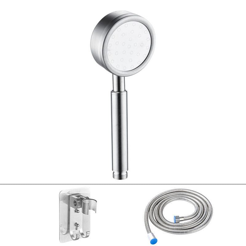 Classic Shower Head Round Metal Handheld Shower Head in Silver