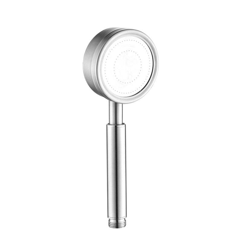 Classic Shower Head Round Metal Handheld Shower Head in Silver