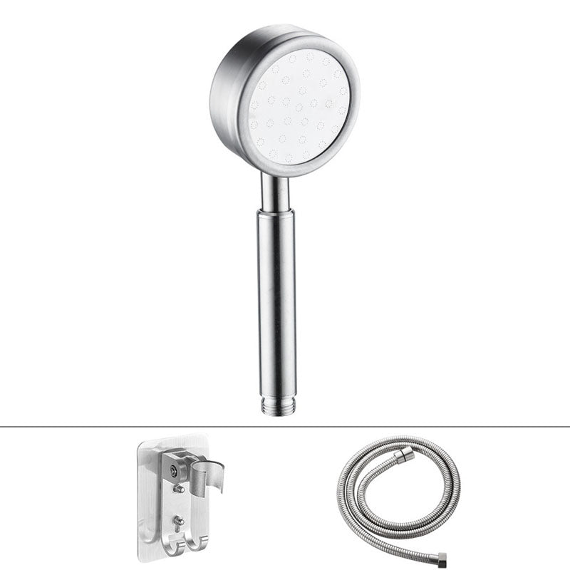 Classic Shower Head Round Metal Handheld Shower Head in Silver